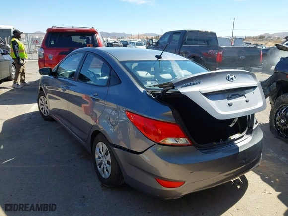 2016 Hyundai Accent SE with VIN KMHCT4AE1GU984828, listed as a IAAI auction lot 41647094 with 139,270 mi miles. Bid and sale history available at carsss.com. Image 6.