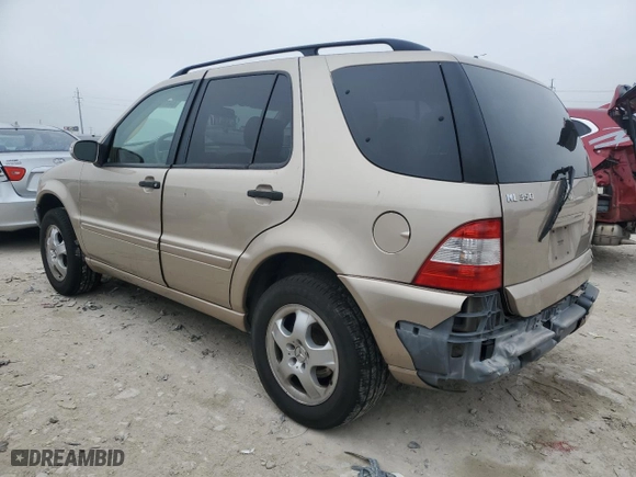 2003 Mercedes-Benz M-Class 3.7L with VIN 4JGAB57E63A428873, listed as a Copart auction lot 44179105 with 191,384 mi miles and Salvage Title. Bid and sale history available at carsss.com. Image 2.