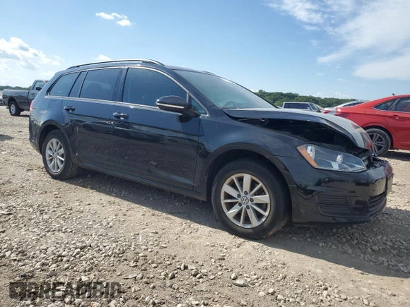 2016 Volkswagen Golf SportWagen TSI S with VIN 3VWC17AU1GM523181, listed as a Copart auction lot 60384164 with 0 mi miles and Salvage Title. Bid and sale history available at carsss.com. Image 4.