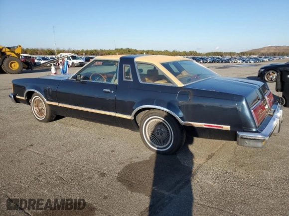 1979 Ford Thunderbird with VIN 9G87F304845, listed as a Copart auction lot 84351964 with 58,742 mi miles and Clean Title. Bid and sale history available at DreamBid. Image 2.