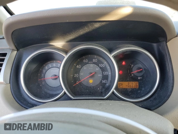 2007 Nissan Versa 1.8 S with VIN 3N1BC13E47L368792, listed as a Copart auction lot 43704395 with 37,572 mi miles and Salvage Title. Bid and sale history available at carsss.com. Image 9.