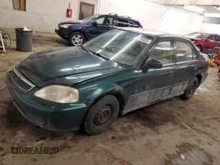 1999 Honda Civic VP z VIN 2HGEJ6611XH594868, wystawiony jako Copart lot #45193835 z przebiegiem 180 914 mil mil oraz Szkoda całkowita • Salvage title. Historia ofert i sprzedaży dostępna na DreamBid. Obrazek 1.
