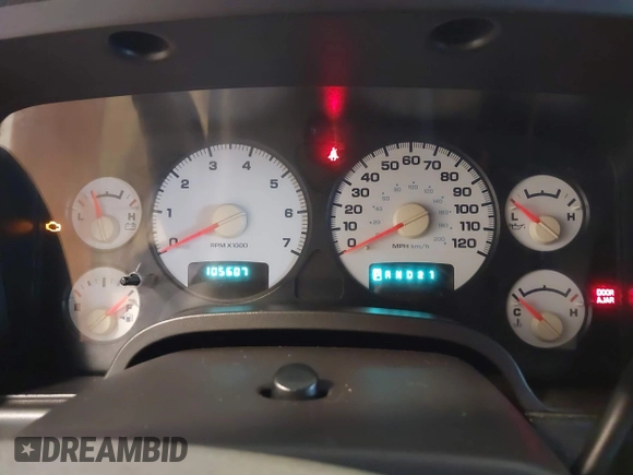 2005 Dodge 1500 SLT with VIN 1D7HA18N75J517874, listed as a IAAI auction lot 42246742 with 105,607 mi miles and . Bid and sale history available at DreamBid. Image 7.