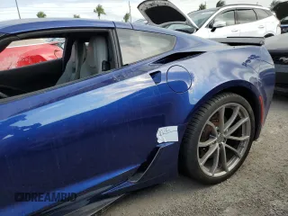 2017 Chevrolet Corvette Grand Sport 1LT with VIN 1G1YW2D75H5101854, listed as a Copart auction lot 74748174 with 0 mi miles and Salvage Title. Bid and sale history available at carsss.com. Image 12.