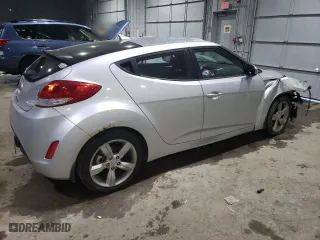 2015 Hyundai Veloster RE:FLEX with VIN KMHTC6AD4FU237015, listed as a Copart auction lot 88879515 with 127,454 mi miles and Salvage Title. Bid and sale history available at carsss.com. Image 3.