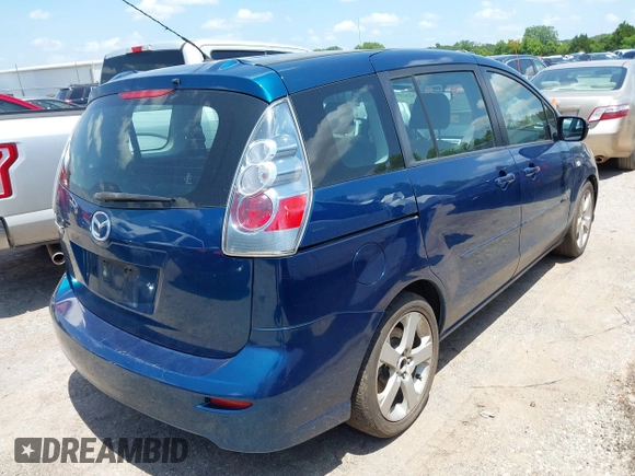 2007 Mazda 5 Touring with VIN JM1CR293X70137534, listed as a IAAI auction lot 42529515 with 236,611 mi miles and . Bid and sale history available at DreamBid. Image 4.