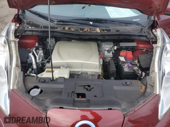 2016 Nissan LEAF SV with VIN 1N4BZ0CP8GC303355, listed as a Copart auction lot 48163075 with 67,665 mi miles and Salvage Title. Bid and sale history available at carsss.com. Image 11.