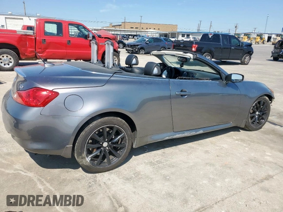 2012 Infiniti G37 Convertible with VIN JN1CV6FE4CM203123, listed as a Copart auction lot 53322385 with 98,958 mi miles and Salvage Title. Bid and sale history available at carsss.com. Image 3.