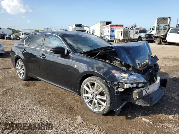 2015 Lexus GS 350 with VIN JTHCE1BL0FA008659, listed as a Copart auction lot 65385394 with 79,399 mi miles and Salvage Title. Bid and sale history available at carsss.com. Image 4.