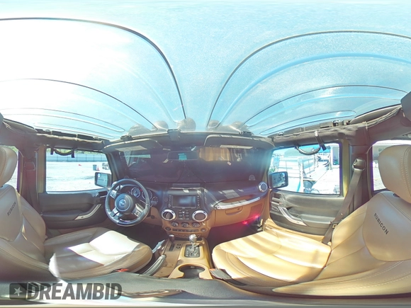 2013 Jeep Wrangler Unlimited Rubicon with VIN 1C4BJWFG0DL587057, listed as a Copart auction lot 57362535 with 102,684 mi miles and Salvage title. Bid and sale history available at DreamBid. Image 15.