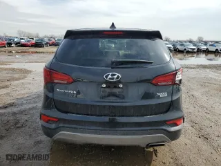 2017 Hyundai Santa Fe Sport 2.4L with VIN 5NMZTDLB9HH027955, listed as a Copart auction lot 46756755 with 61,430 mi miles and Salvage Title. Bid and sale history available at carsss.com. Image 6.