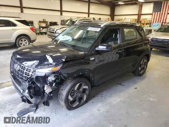 2024 Hyundai Venue SEL with VIN KMHRC8A30RU320524, listed as a Copart auction lot 48223435 with 7,418 mi miles and Salvage title. Bid and sale history available at DreamBid. Image 1.