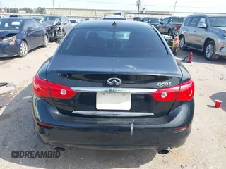 2014 Infiniti Q50 Hybrid Sport with VIN JN1AV7AP7EM691444, listed as a IAAI auction lot 41564726 with 128,834 mi miles and . Bid and sale history available at DreamBid. Image 17.