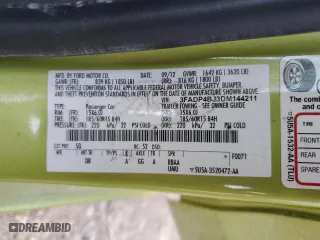 2013 Ford Fiesta SE with VIN 3FADP4BJ3DM144211, listed as a Copart auction lot 47102835 with 86,674 mi miles and Salvage Title. Bid and sale history available at carsss.com. Image 12.