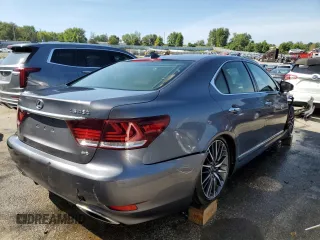 2014 Lexus LS 460 with VIN JTHCL5EF7E5021967, listed as a Copart auction lot 57899953 with 40,355 mi miles and Salvage title. Bid and sale history available at DreamBid. Image 3.