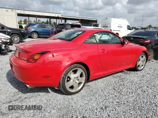 2005 Lexus SC 430 z VIN JTHFN48Y350063712, wystawiony jako Copart lot #64787075 z przebiegiem Nie podano mil oraz Szkoda całkowita • Salvage title. Historia ofert i sprzedaży dostępna na DreamBid. Obrazek 3.