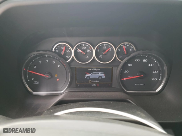 2024 Chevrolet Tahoe Commercial with VIN 1GNSCLED0RR170548, listed as a Copart auction lot 45052975 with 5,876 mi miles and Salvage Title. Bid and sale history available at carsss.com. Image 9.
