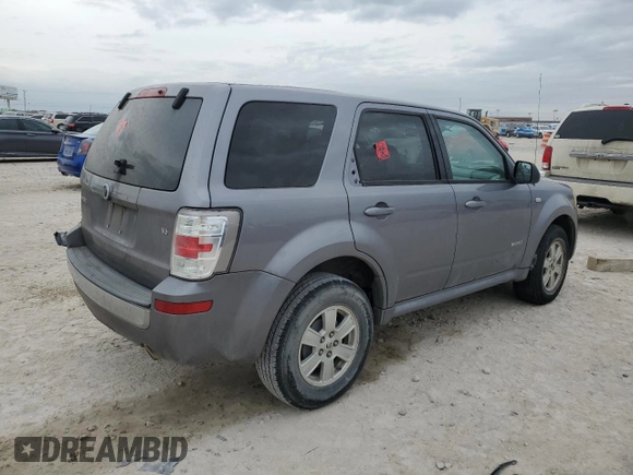 2008 Mercury Mariner with VIN 4M2CU81148KJ18358, listed as a Copart auction lot 43058485 with 263,132 mi miles and Salvage title. Bid and sale history available at DreamBid. Image 3.