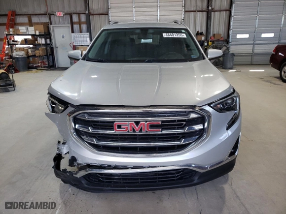 2019 GMC Terrain SLT with VIN 3GKALPEX7KL281833, listed as a Copart auction lot 48401255 with 128,852 mi miles and Salvage Title. Bid and sale history available at carsss.com. Image 5.