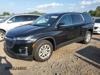 2023 Chevrolet Traverse LS with VIN 1GNEVFKW4PJ266788, listed as a Copart auction lot 69011494 with 17,895 mi miles and Salvage Title. Bid and sale history available at carsss.com. Image 1.