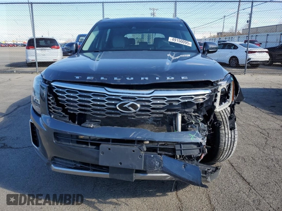 2020 Kia Telluride EX z VIN 5XYP34HC6LG001907, wystawiony jako Copart lot #49150095 z przebiegiem 98 978 mil mil oraz Szkoda całkowita • Salvage title. Historia ofert i sprzedaży dostępna na DreamBid. Obrazek 5.