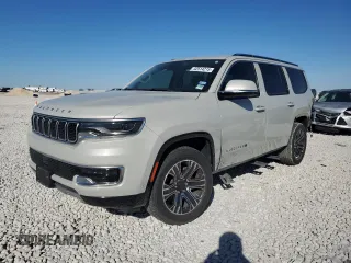 2022 Jeep Wagoneer Series III with VIN 1C4SJUDTXNS144247, listed as a Copart auction lot 42514215 with 49,748 mi miles and Salvage title. Bid and sale history available at DreamBid. Image 1.