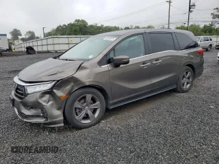 2022 Honda Odyssey EX с VIN 5FNRL6H57NB033507, выставлен на аукционе Copart как лот 60975875 с пробегом 82 836 миль миль и Списание • Salvage title. История ставок и продаж доступна на DreamBid. Изображение 1.