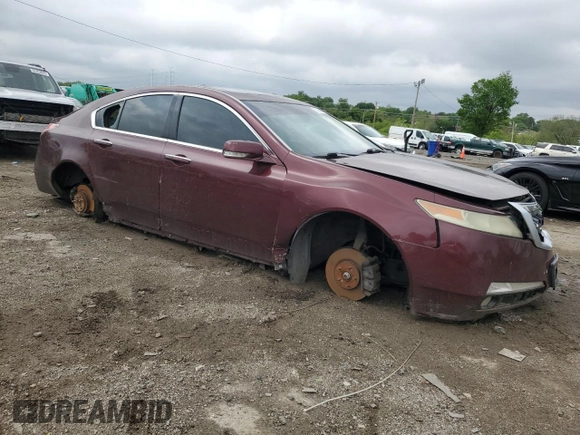 2009 Acura TL Technology z VIN 19UUA86559A001685, wystawiony jako Copart lot #61082135 z przebiegiem 215 373 mil mil oraz Szkoda całkowita • Salvage title. Historia ofert i sprzedaży dostępna na DreamBid. Obrazek 4.