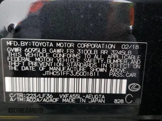 2018 Lexus LS with VIN JTHC51FF3J5001811, listed as a Copart auction lot 89018805 with 34,304 mi miles and Salvage Title. Bid and sale history available at carsss.com. Image 13.