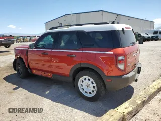 2023 Ford Bronco Sport Heritage с VIN 3FMCR9G68PRD81152, выставлен на аукционе Copart как лот 62551945 с пробегом 7 669 миль миль и Списание • Salvage title. История ставок и продаж доступна на DreamBid. Изображение 2.