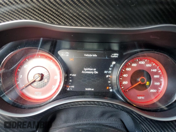 2023 Dodge Charger SRT Hellcat Redeye Widebody with VIN 2C3CDXL9XPH611488, listed as a Copart auction lot 42526075 with 56,309 mi miles and Salvage Title. Bid and sale history available at DreamBid. Image 9.