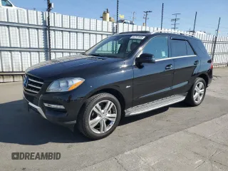 2012 Mercedes-Benz M 350 with VIN 4JGDA5HB3CA025681, listed as a Copart auction lot 64791805 with 132,633 mi miles and Salvage title. Bid and sale history available at DreamBid. Image 1.