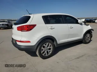 2015 Kia Sportage LX with VIN KNDPB3ACXF7762206, listed as a Copart auction lot 50105285 with 216,190 mi miles and Salvage Title. Bid and sale history available at DreamBid. Image 3.
