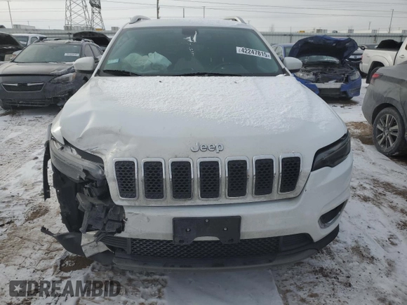 2020 Jeep Cherokee Limited with VIN 1C4PJLDB4LD652545, listed as a Copart auction lot 42247815 with 87,106 mi miles and Salvage title. Bid and sale history available at DreamBid. Image 5.