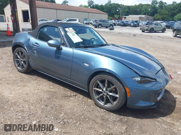 2017 Mazda MX-5 Miata Grand Touring with VIN JM1NDAD76H0123546, listed as a IAAI auction lot 42730223 with 120,335 mi miles and . Bid and sale history available at DreamBid. Image 1.