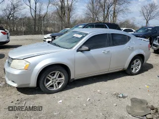2008 Dodge Avenger SXT with VIN 1B3LC56K58N203931, listed as a Copart auction lot 50943335 with 206,897 mi miles and Salvage Title. Bid and sale history available at carsss.com. Image 1.