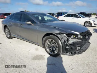 2018 Lexus LS with VIN JTHB51FF4J5001005, listed as a Copart auction lot 85226174 with 51,640 mi miles and Salvage Title. Bid and sale history available at carsss.com. Image 4.