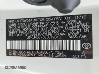 2016 Scion tC with VIN JTKJF5C73GJ019812, listed as a Copart auction lot 84228844 with 153,692 mi miles and Salvage Title. Bid and sale history available at carsss.com. Image 12.