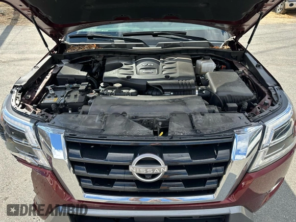 2023 Nissan Armada Platinum with VIN JN8AY2DB2P9835192, listed as a Copart auction lot 50734435 with 36,838 mi miles and Clean Title. Bid and sale history available at carsss.com. Image 5.