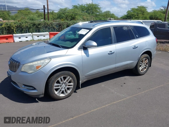 2015 Buick Enclave Convenience with VIN 5GAKRAKD9FJ147474, listed as a IAAI auction lot 41725410 with Not Provided miles and . Bid and sale history available at carsss.com. Image 2.