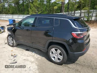 2022 Jeep Compass Latitude с VIN 3C4NJDBB7NT231769, выставлен на аукционе Copart как лот 55791685 с пробегом 57 942 миль миль и Списание • Salvage title. История ставок и продаж доступна на DreamBid. Изображение 2.