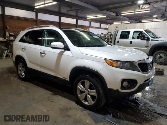 2013 Kia Sorento EX with VIN 5XYKUDA23DG316917, listed as a Copart auction lot 53430435 with 163,533 mi miles and Salvage Title. Bid and sale history available at carsss.com. Image 4.