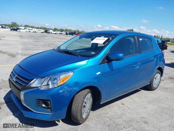 2024 Mitsubishi Mirage ES with VIN ML32AUHJ2RH025297, listed as a IAAI auction lot 41660580 with 5866 miles. Bid and sale history available at carsss.com. Image 17.