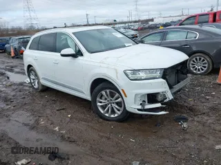2018 Audi Q7 Premium Plus with VIN WA1LHAF74JD001365, listed as a IAAI auction lot 41503241 with 114,110 mi miles. Bid and sale history available at carsss.com. Image 1.