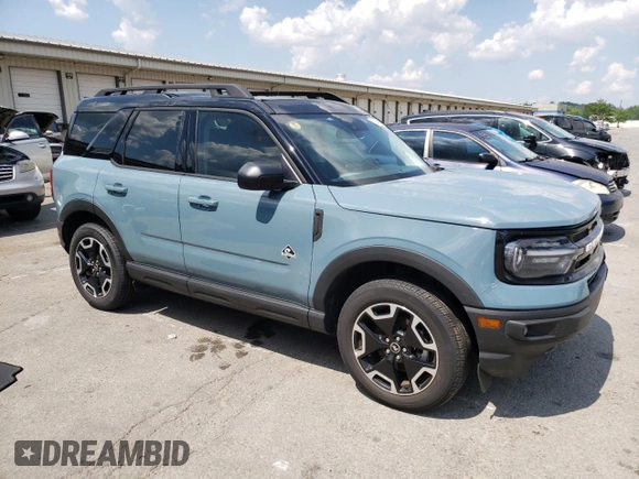 2023 Ford Bronco Sport Outer Banks z VIN 3FMCR9C64PRD15722, wystawiony jako Copart lot #63294805 z przebiegiem 19 457 mil mil oraz Nie do naprawy • Non repairable. Historia ofert i sprzedaży dostępna na DreamBid. Obrazek 4.