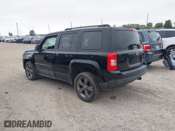 2015 Jeep Patriot High Altitude with VIN 1C4NJRFB4FD438084, listed as a IAAI auction lot 42783420 with 72,431 mi miles and . Bid and sale history available at DreamBid. Image 3.