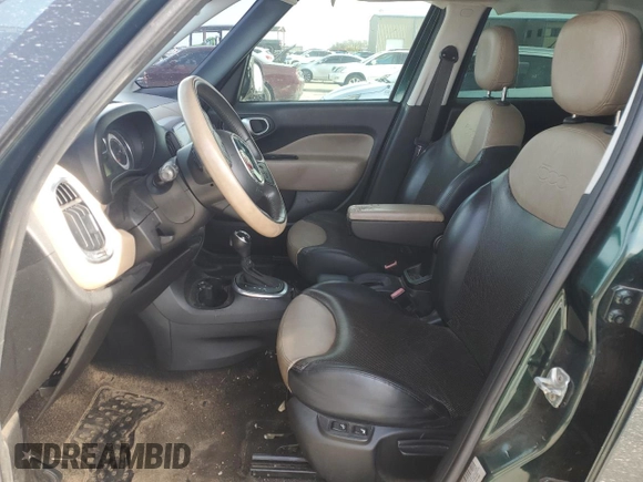 2014 FIAT 500L Lounge with VIN ZFBCFACH0EZ023268, listed as a Copart auction lot 84641784 with 0 mi miles and Clean Title. Bid and sale history available at carsss.com. Image 7.