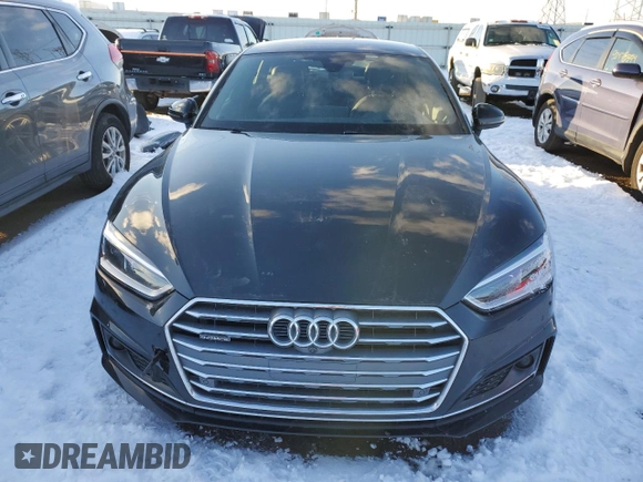 2018 Audi A5 Sportback Prestige z VIN WAUFNCF55JA047761, wystawiony jako Copart lot #85210464 z przebiegiem Nie podano mil oraz Szkoda całkowita • Salvage title. Historia ofert i sprzedaży dostępna na DreamBid. Obrazek 5.