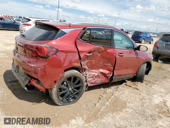 2024 Buick Encore GX Sport Touring with VIN KL4AMDSL6RB033197, listed as a Copart auction lot 60788095 with Not provided miles and Salvage title. Bid and sale history available at DreamBid. Image 3.