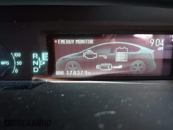 2012 Toyota Prius with VIN JTDKN3DPXC3015496, listed as a IAAI auction lot 41838717 with 178,379 mi miles and . Bid and sale history available at DreamBid. Image 15.